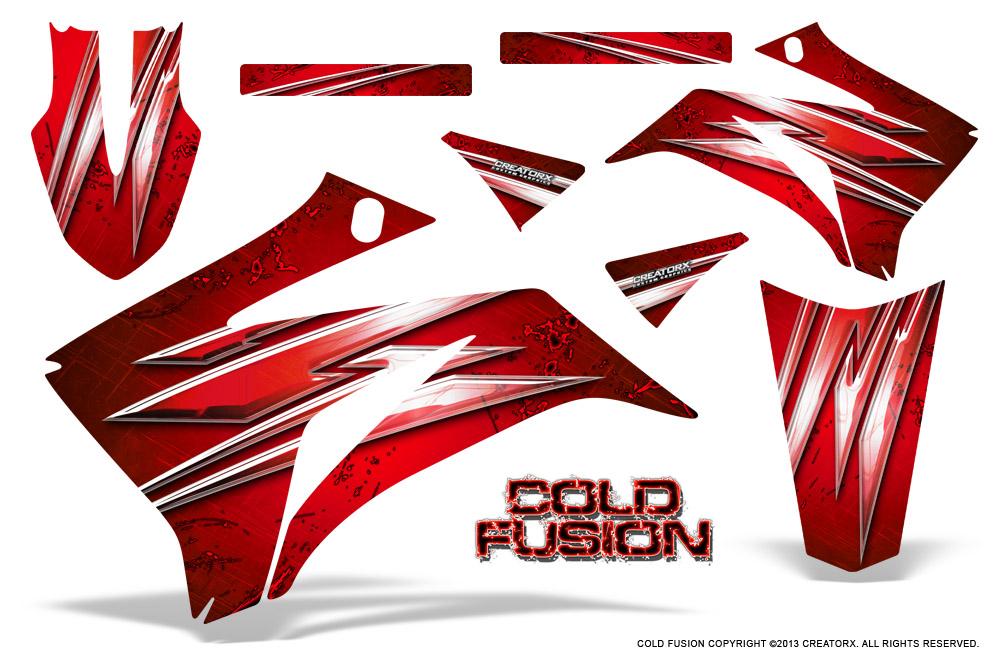 Yamaha TTR 125 08-12 Graphics Kit Cold Fusion Red